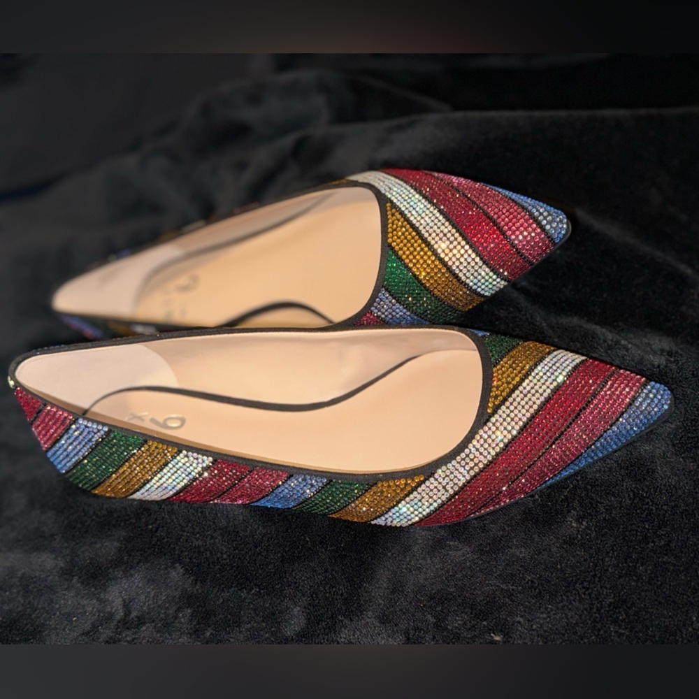 Mix No. 6 Colorful Striped Women's Flats - Picture 4 of 11